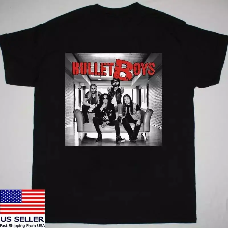 

Bulletboys Band On Tour 2025 Black Cotton T Shirt Full Size S 5Xl