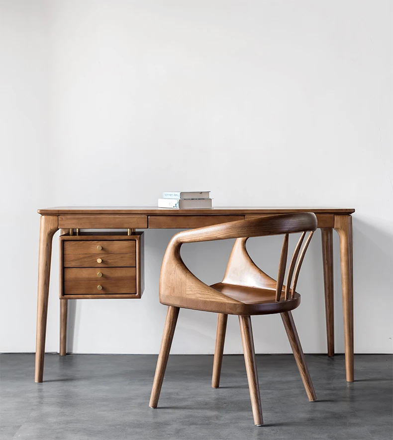 Modern Design Nordic Massief Hout Bentwood Houten Eetkamerstoel Walnoot Japanse Hiroshima Coffeeshop Stoel