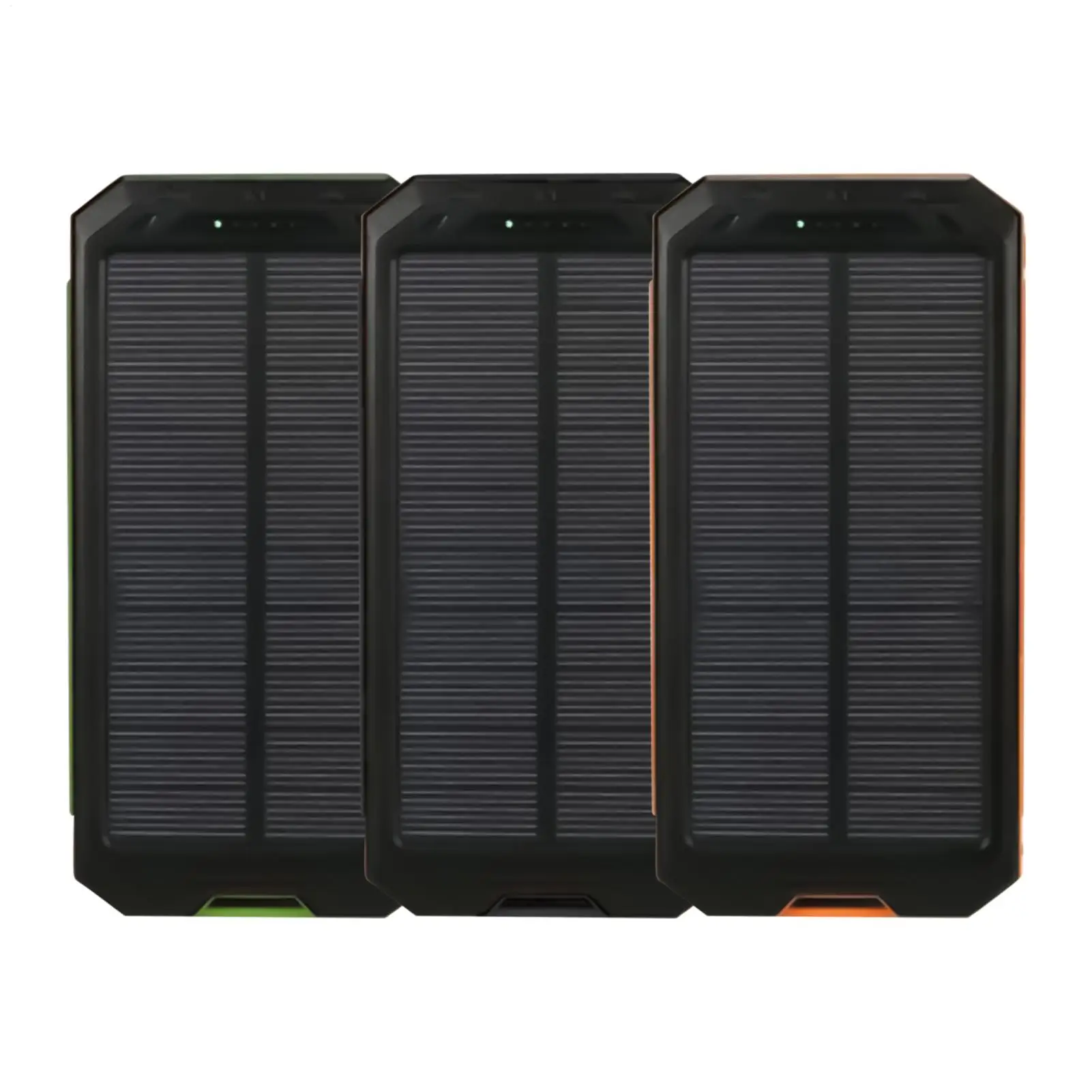 Solar Chargers Cover Impacts Resistant Solar Charger Shell Lightweight Device With Light Built-in Compass For Backpack Hiking
