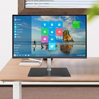 Universal Monitor Stand for 14-32 Inch Screen 360° Rotation Height Adjustable Tempered Glass Base Desktop Mount Multi-Functional