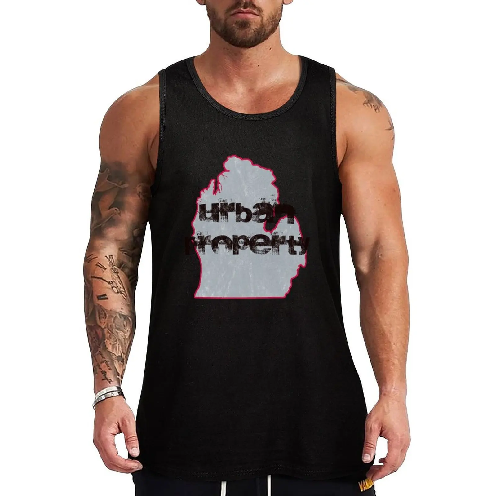 Urban Property Tank Top muscular man cool things