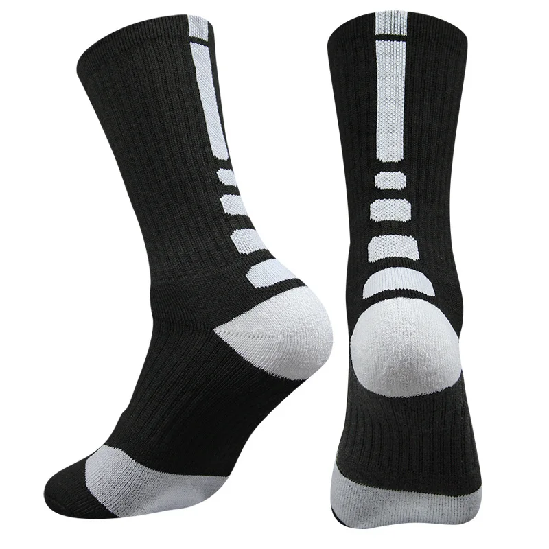 Customized socks Customized printing logo embroidery Thickened towel bottom men's and women's cotton sports socks view 3