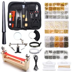 Jewelry Making Supplies Set Head Pins Lobster Clasps Jump Rings Earrings Clasps Hooks for DIY Jewelry Making Accessories