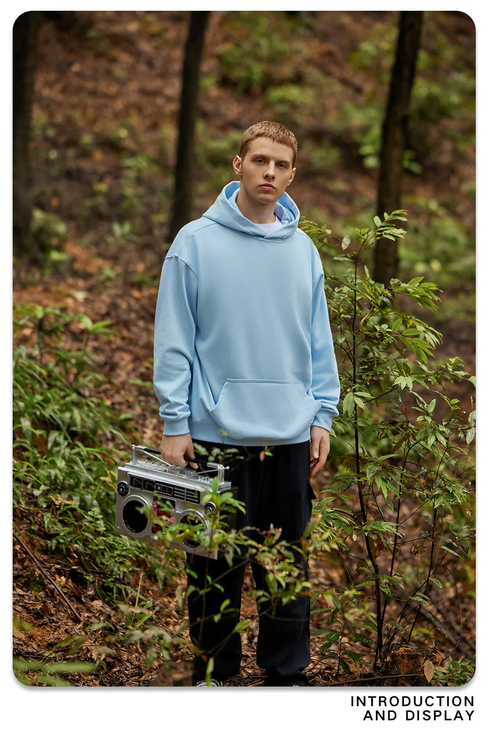 IEFB New Autumn Men's Sweatshirts Hooded Solid Color Lager Pocket Casual Thick Menswear Loose Pullover Male Hoodies 9W424