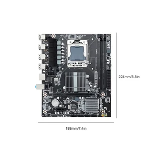 Dual Channel Motherboard Kit, Desktop, PC, DDR3 -Speicher, LGA 1366, E5640 -Unterstützung, 32 GB RAM, USB 2.0, 1600 MHz, x58 8 Hauptverkauf x58 Motherboard - №7