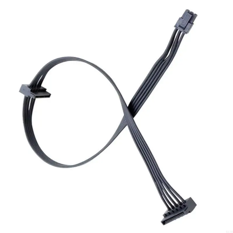 ダブル15pinからmini 4pin/4pin/min6pinハードドライブケーブル電源ケーブル