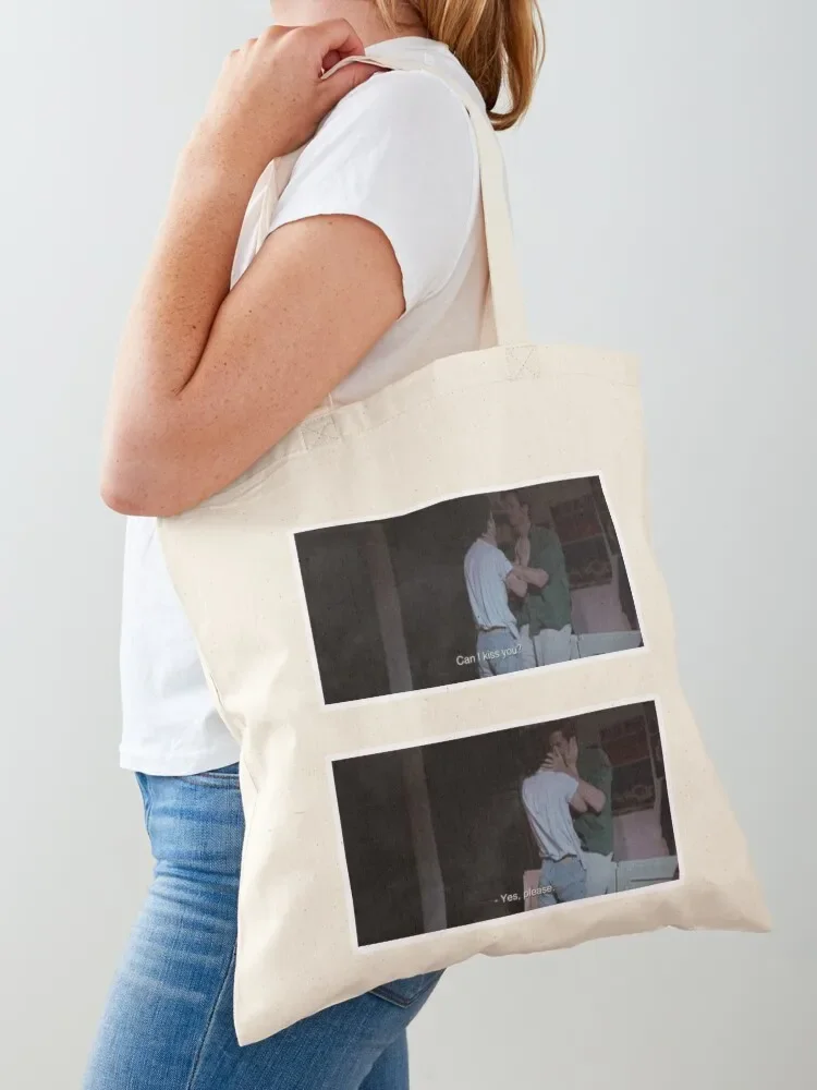 

Cmbyn kiss scene Tote Bag Eco bag shopping bags foldable cute pouch bag eco folding