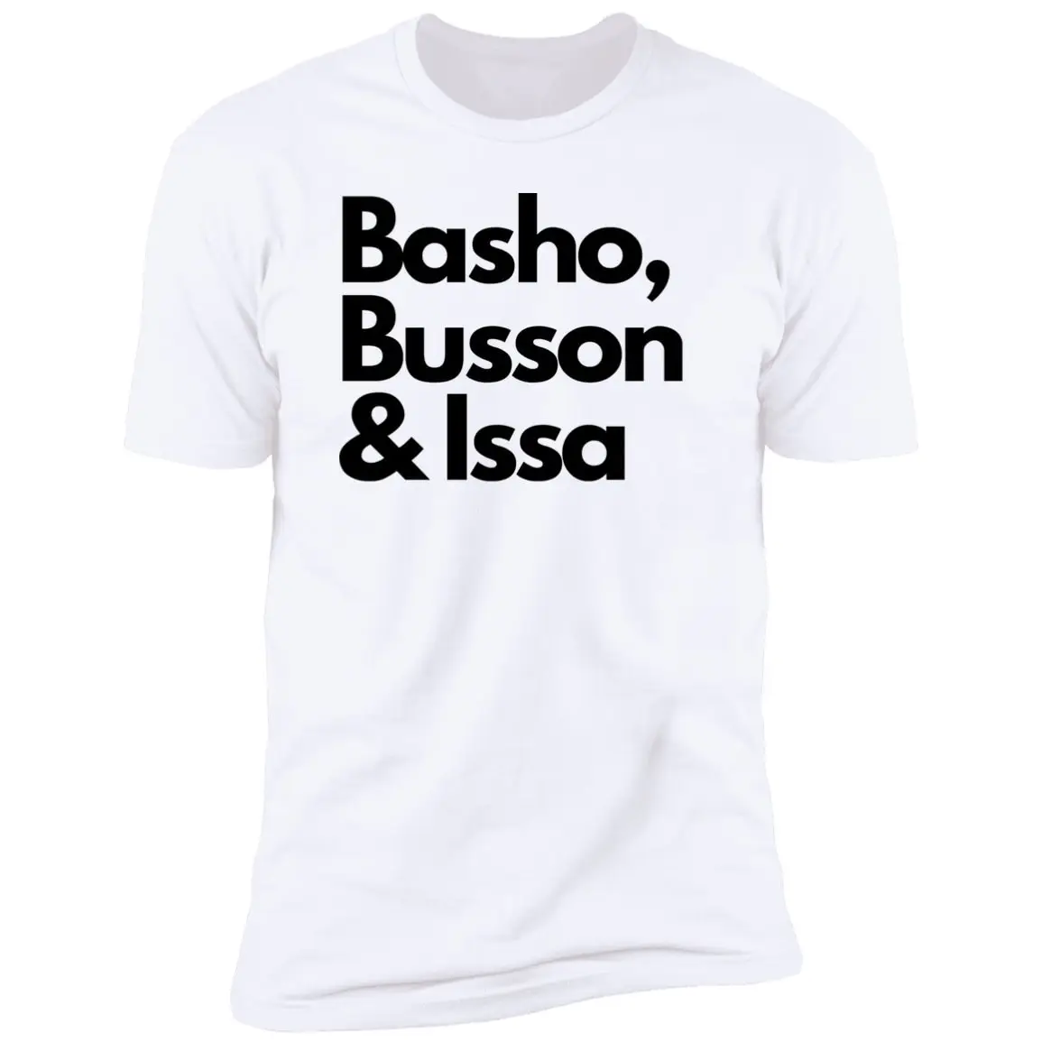 Japanese Haiku T Shirt Basho Busson Issa Master Japan Poet