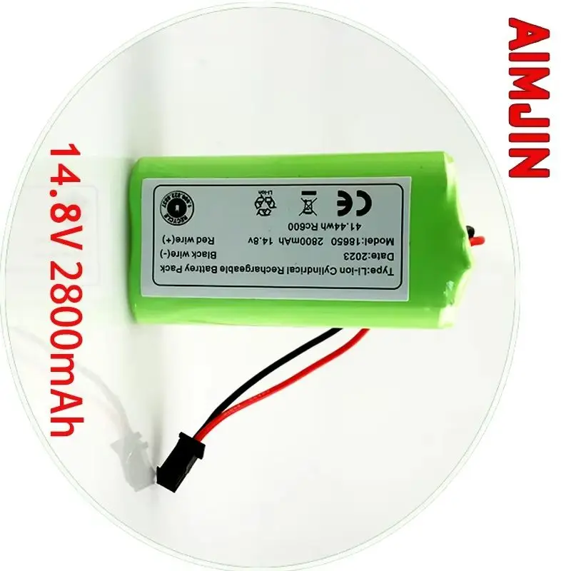 14.8V 2800mAh 18650 Battery for Deebot N79S, N79, DN622, Robovac 11, 11S, 11S Max, Conga Excellent 990, IKOHS S15