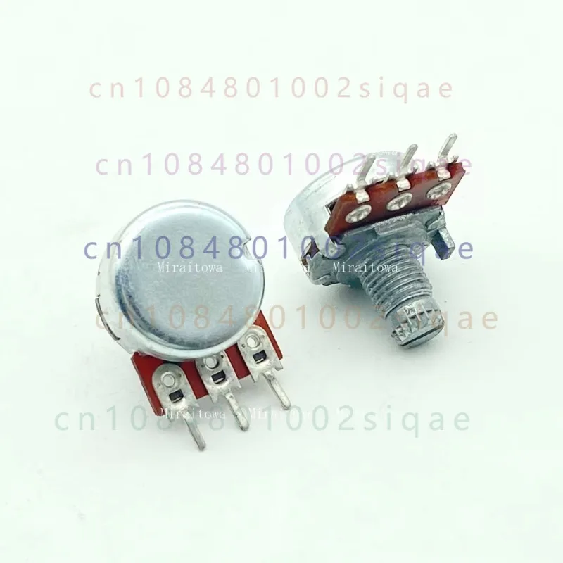 FOR 16-type WTH148 B20K 3-pin single-section speaker volume potentiometer,treble bass adjustment 10mm shaft length