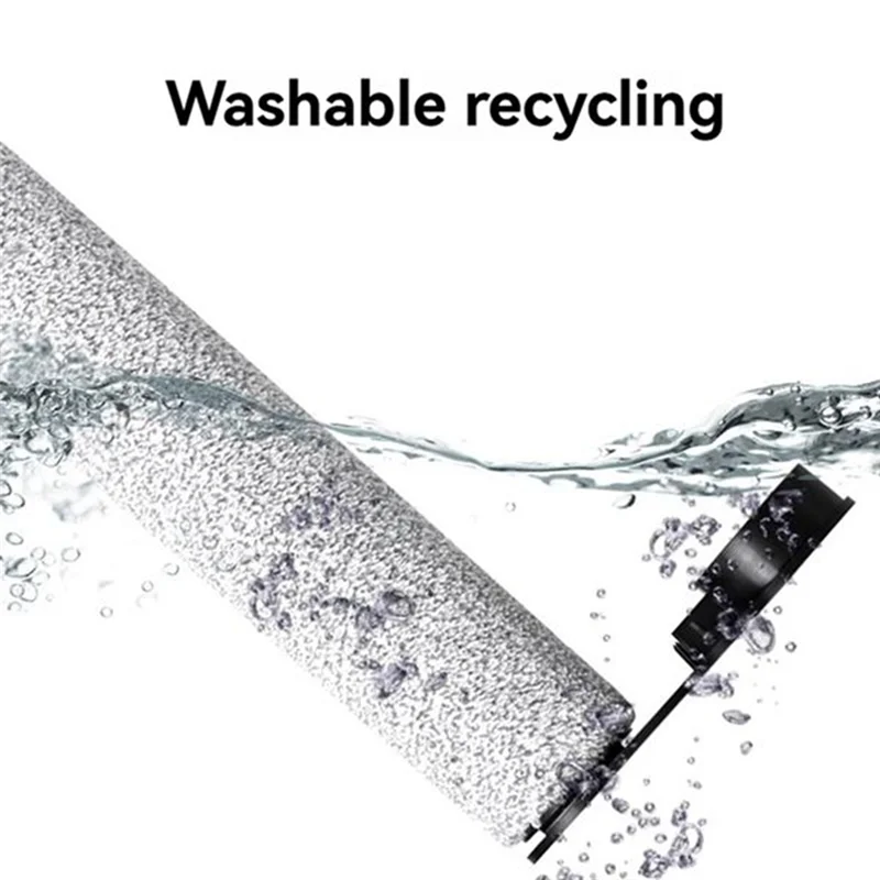 Main Brush And Sponge Set Replace For JONR ED12 Eureka NEW430BL Floor Scrubber Replacement Parts Main Brush Sponge-A77G