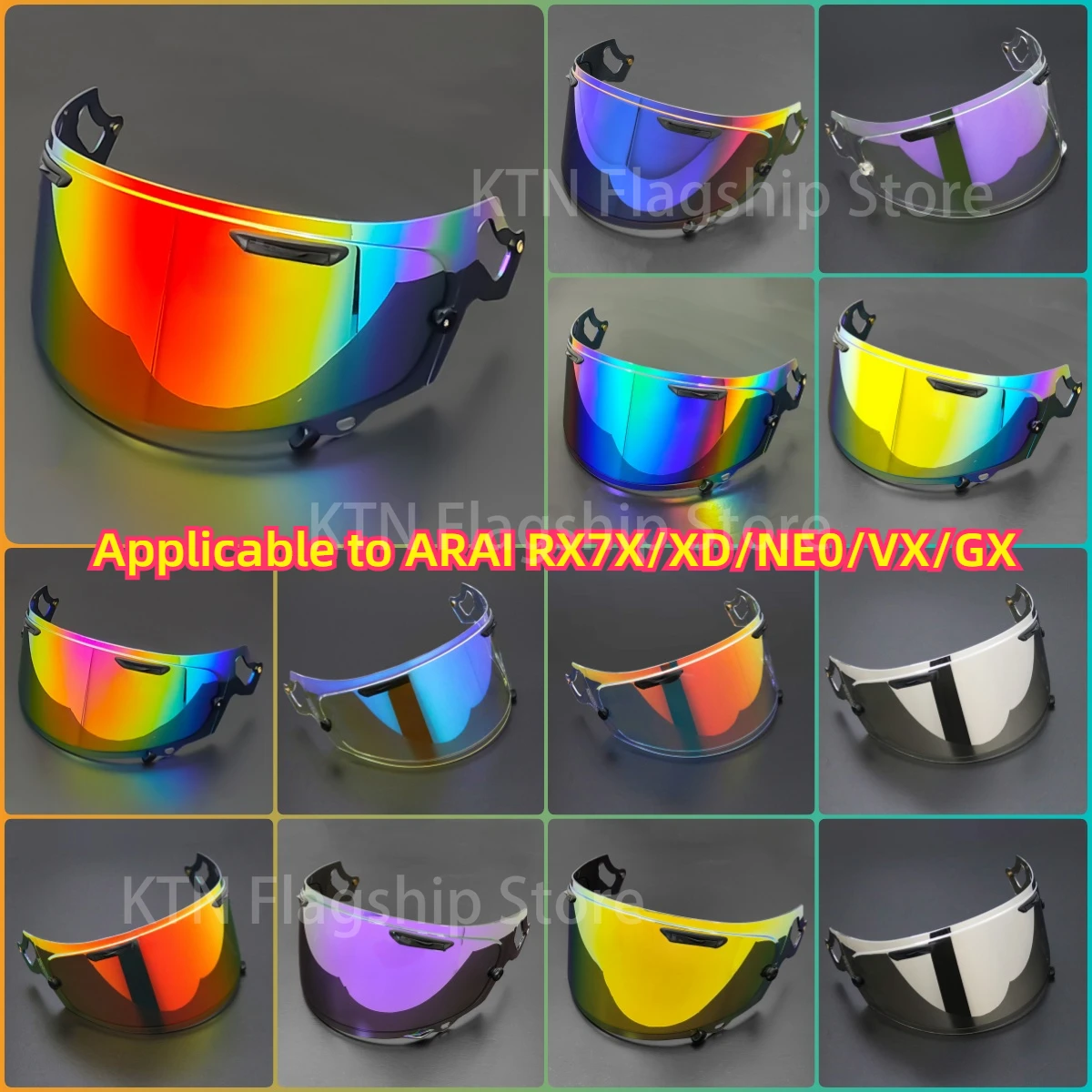 

Подходит для ARAI RX7X/XD/NE0/VX/GX линзы для мотоциклетного шлема, плоские, конкурентоспособные, дневные и ночные, универсальные аксессуары для лобового стекла