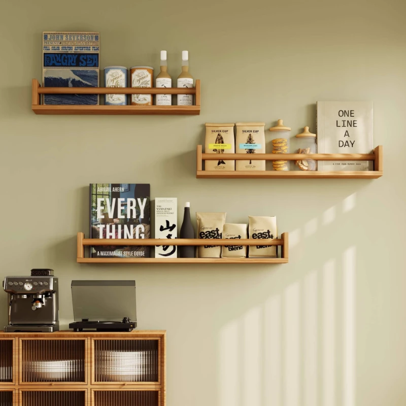Wall Shelf Magazine Racks Storage Display Office Furniture Magazine Racks Vanity Wood Furniture Rek Voor Tijdschriften MHSNJ