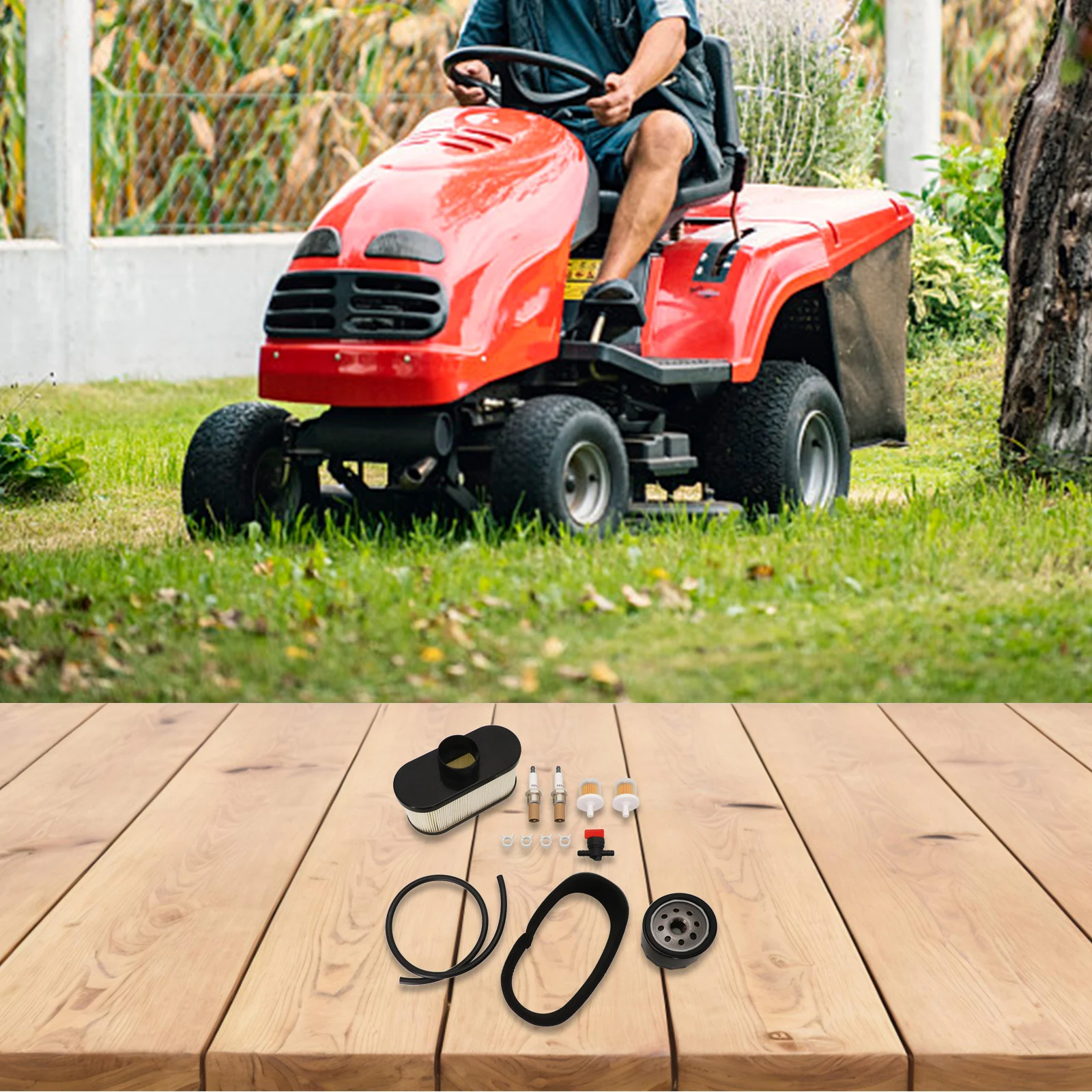 

Комплект совместимых воздушных и масляных фильтров для газонокосилок Kawasaki FR651V, FR691V, FR730V, FS481V для оптимальной производительности