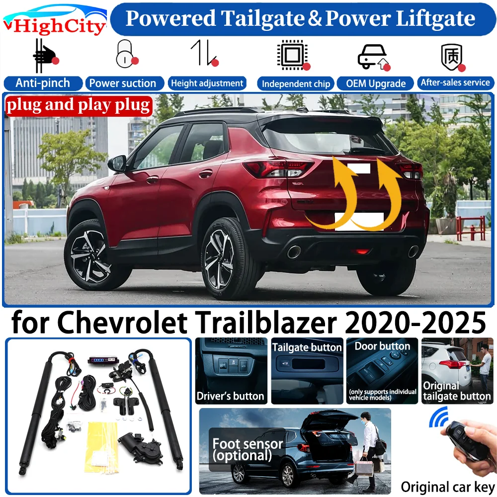 Pour Chevrolet Trailblazer 2020-2025 – Système de hayon électrique intelligent OEM pour voiture, kit de levage de coffre automatique