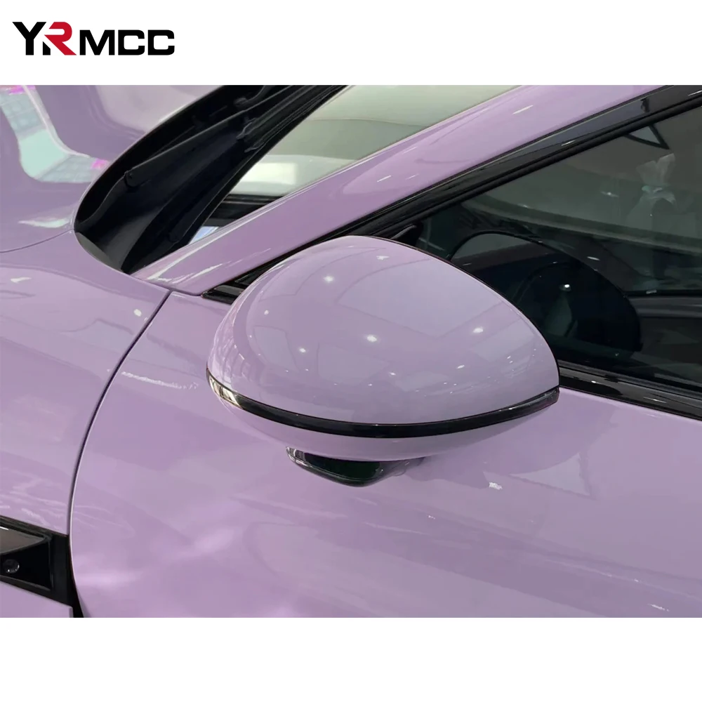 Car Sticker Pastel Lilac Vinyl Wrap Films Adhesive Auto Body Decoration Sticker DIY Waterproof Decal for Cars BMW Accessories