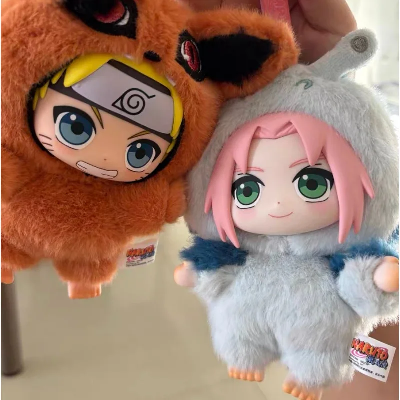 

Bandai Naruto Shippuden Party Series слепая коробка-милые плюшевые игрушки Узумаки и загадочные мягкие игрушки, коллекция подарков, фестиваль