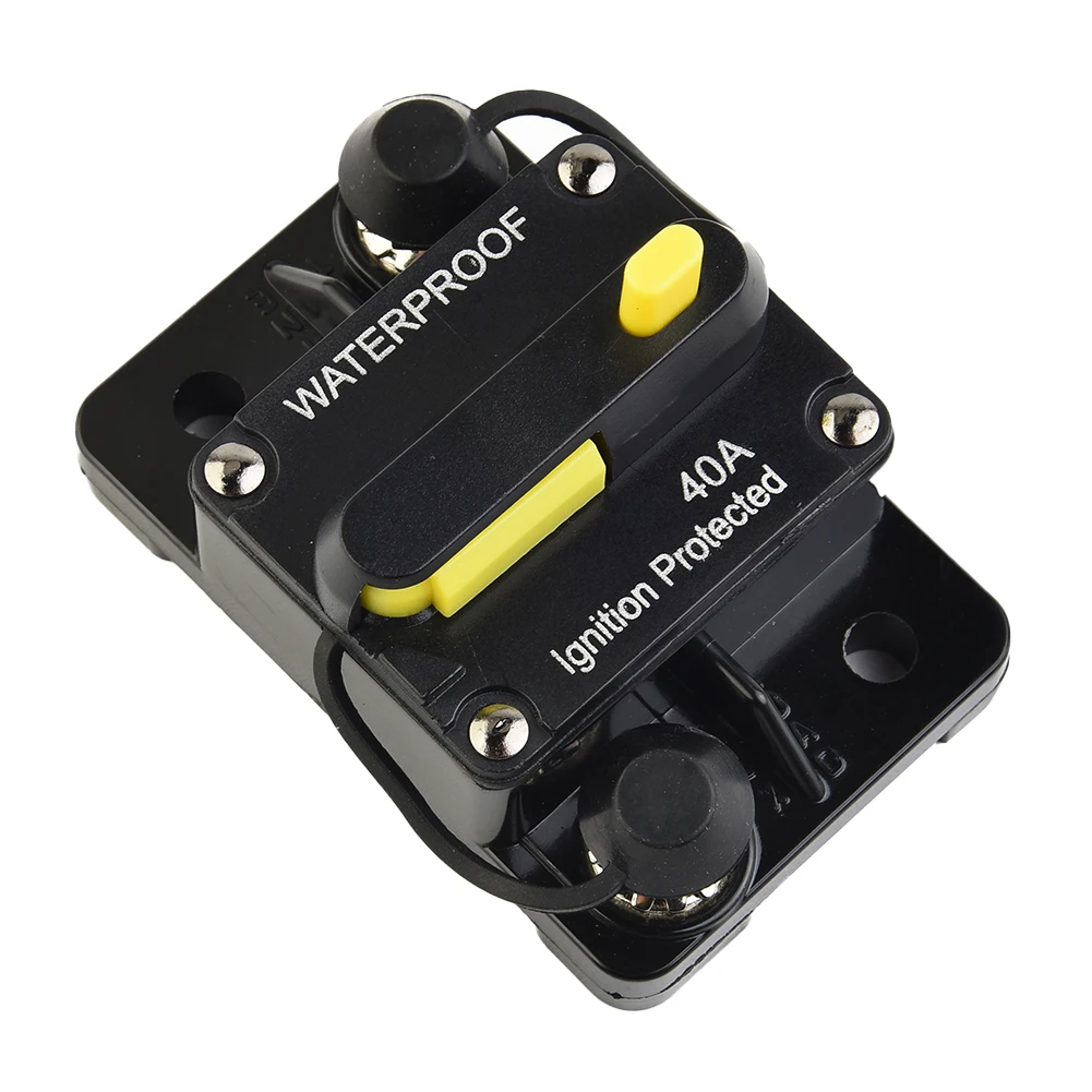 Isolating Switch Circuit Breaker Automobile Current Overload Fuse Reset Manual Reset Switch 12V-48V 30-300A Circuit Breaker