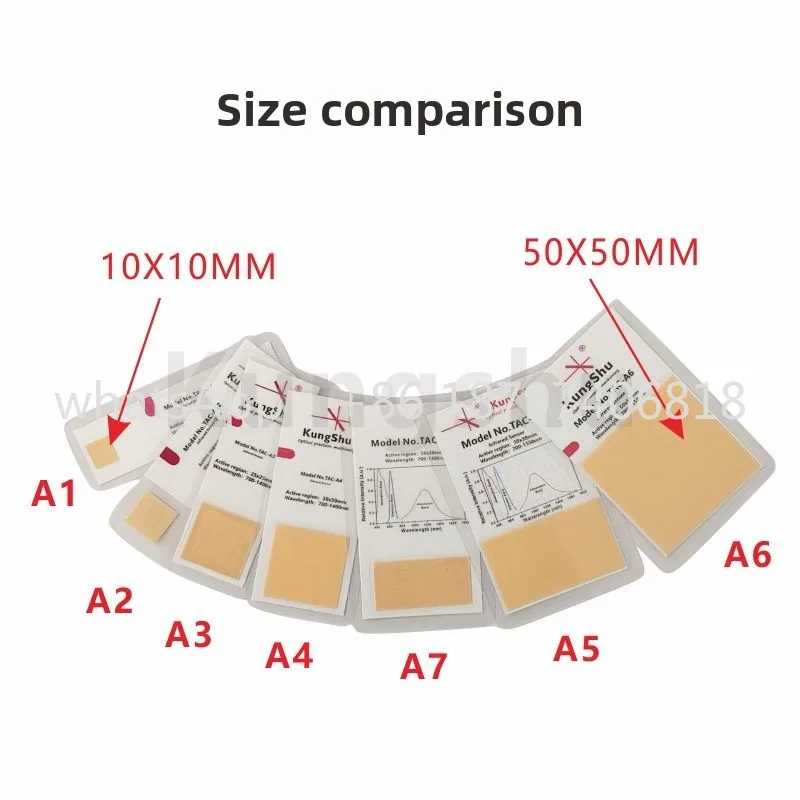 cartão de detecção e observação de display infravermelho próximo Cartão de chip de duplicação de frequência laser VRC5
