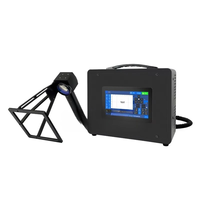 

Wireless 20W/30W/50w handheld lithium battery scanner alignment system fiber optic marking machine