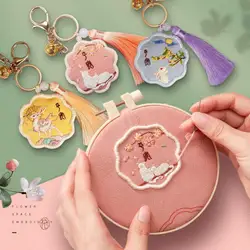 Embroidery Diy Cross Stitch Blessing Landscape Animal Material Package Organizer Handmade Pendant Friend Gift Home Decor Decor