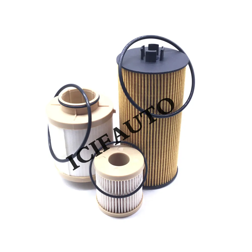 3C3Z-9N184-CA 3C3Z-9N184-CB 3C3Z-6731-AA Oil+Fuel Filter For Ford Powerstroke 6.0L Diesel F250 F350 F450 F550 2003-2007