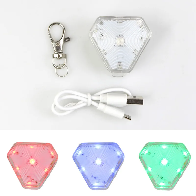 Pet Safety Light, 9 Modes Adjustable, Waterproof Night Walking LED for Dogs, Long Battery Life, Anti-Lost Pet Lamp