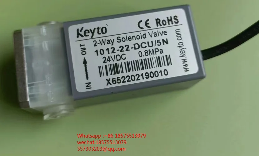 For Keyto 1012-22-DCU/5N 24VDC 0.8MPa Two-Way Solenoid Valve High temperature And High Pressure Digestion Valve In Stock 1 Piece