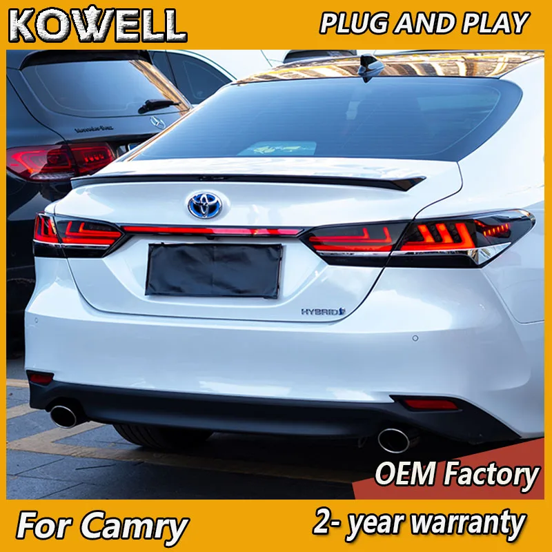 

Car Styling for Toyota Camry 2018 Tail Lights 2018-2021 Camry Taillight Rear DRL Fog Brake Reversing Turn Signal