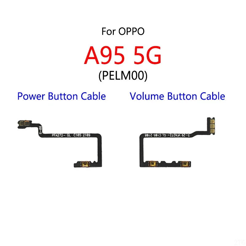 

Power Button Switch Volume Mute Button On / Off Flex Cable For OPPO A95 5G PELM00 / A94 5G CPH2211