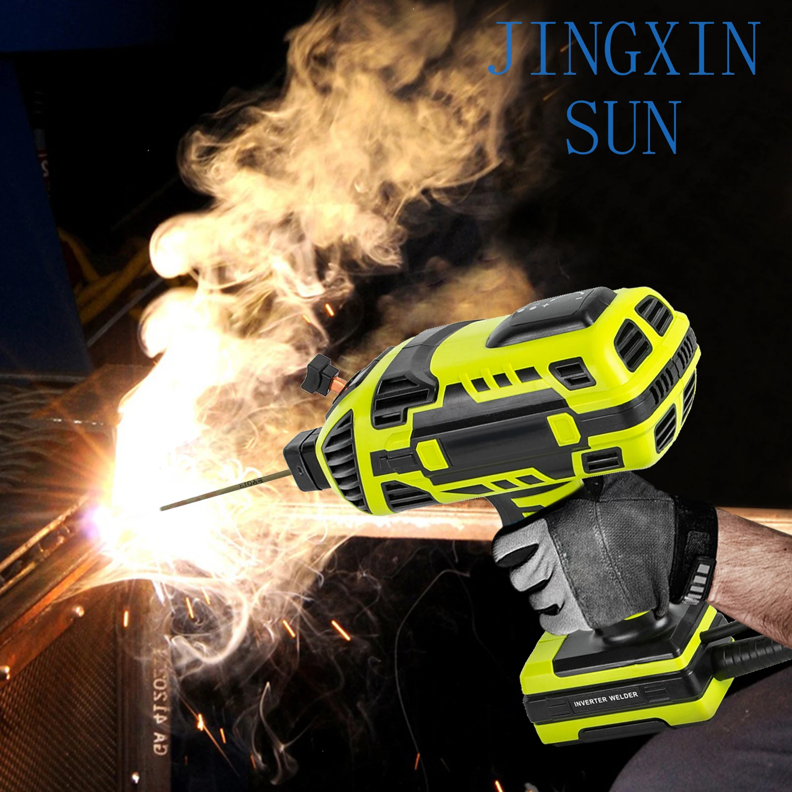 4600W Welding Machine Upgraded Handheld ARC Welder Gun 6 Variable Current Adjustment Green 3/32