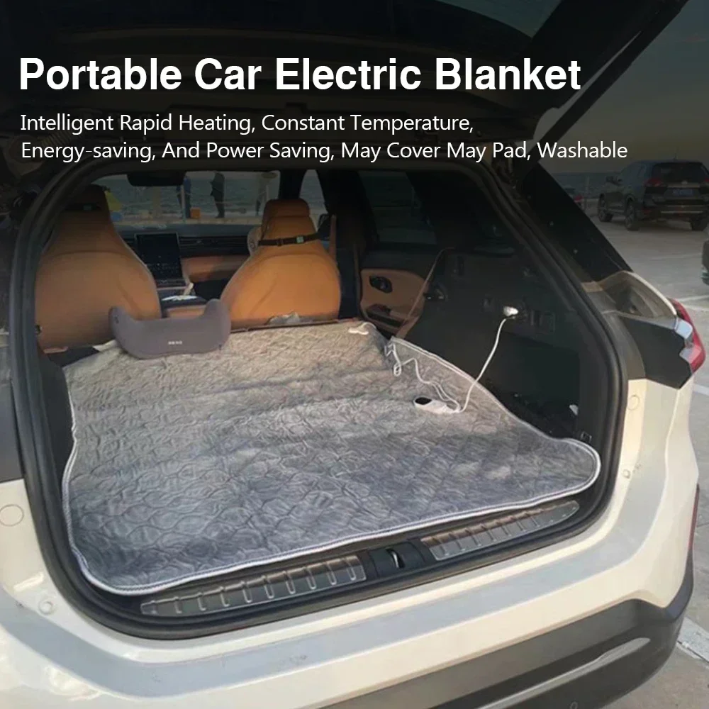 12V Car Electric Blanket Sleeper Warm Heater For Camping Trucks Off-road Vehicles Car Heated Blanket Seat Heating Pad