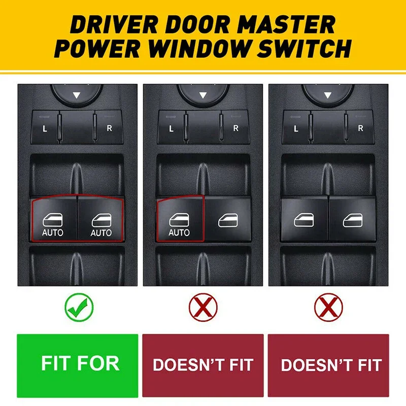 Car Front Left Master Power Window Control Switch For Dodge Nitro Journey Charger Chrysler 200 300 Ram 1500 2500 3500 4500 Parts