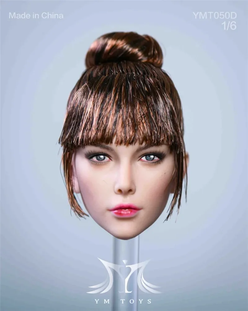 

YMTOYS 1/6 YMT050 женщина-солдат посадка волос красота Ye голова скульптура модель аксессуары подходят 12 дюймов фигурки тела в наличии