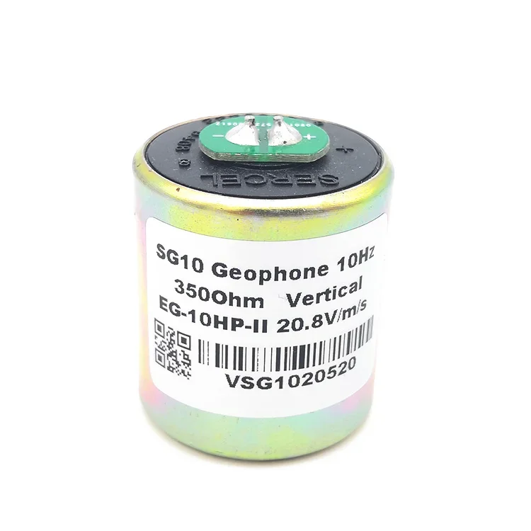 Hot Sale Vertical SG 10 geophone 10 Hz sensor seismic geofono high precision geophone 10 Hz VIBRATION SENSOR