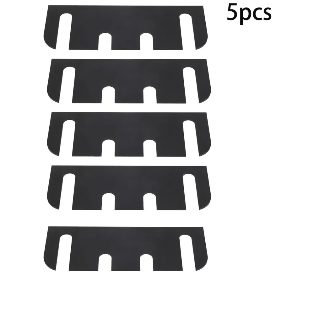 5pcs Thickness Adjustable Door Hinge Shims Furniture Leveling Waterproof Hinge Spacers Durable Spacing Spacer Hardware