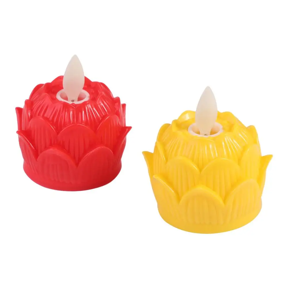 Mid-Autumn Festival LED Floating Lotus Light Wishing Lamp Waterproof Artificial Lotus Light Electronic Night Lamp Teahouse