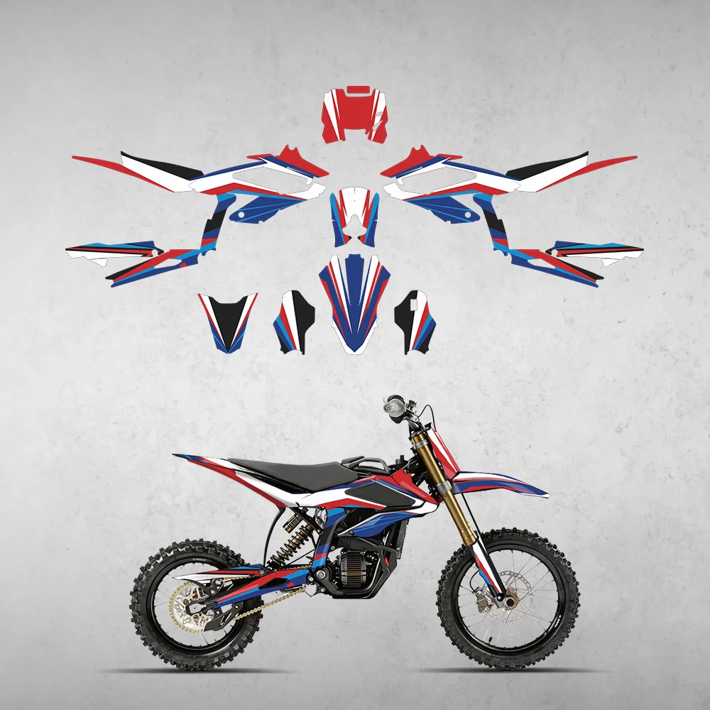 Fit For Surron Hyper Bee Graphics Electric Dirt Bike Stickers Background Decoration Protection Sticker 5