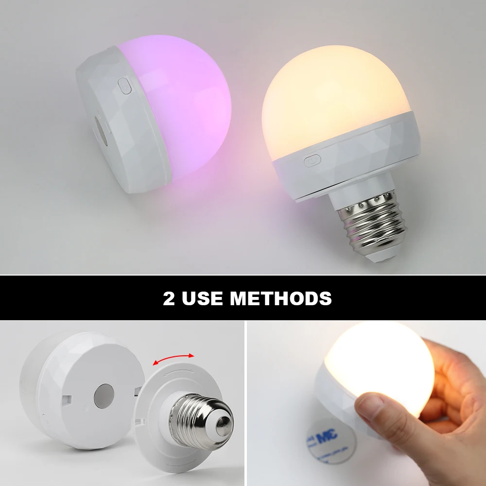 RGB LED ضوء لمبة USB 5 فولت شحن الذكية التحكم عن بعد عكس الضوء لغرفة النوم السرير غرفة المعيشة بار تركيبات الإضاءة LED