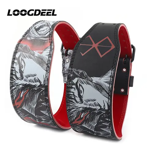 LOOGDEEL Waist Support Belt Lower Back Breathable Fitness Weightlifting Dumbbell Lumbar Waistband Support Sports Belt Women Men