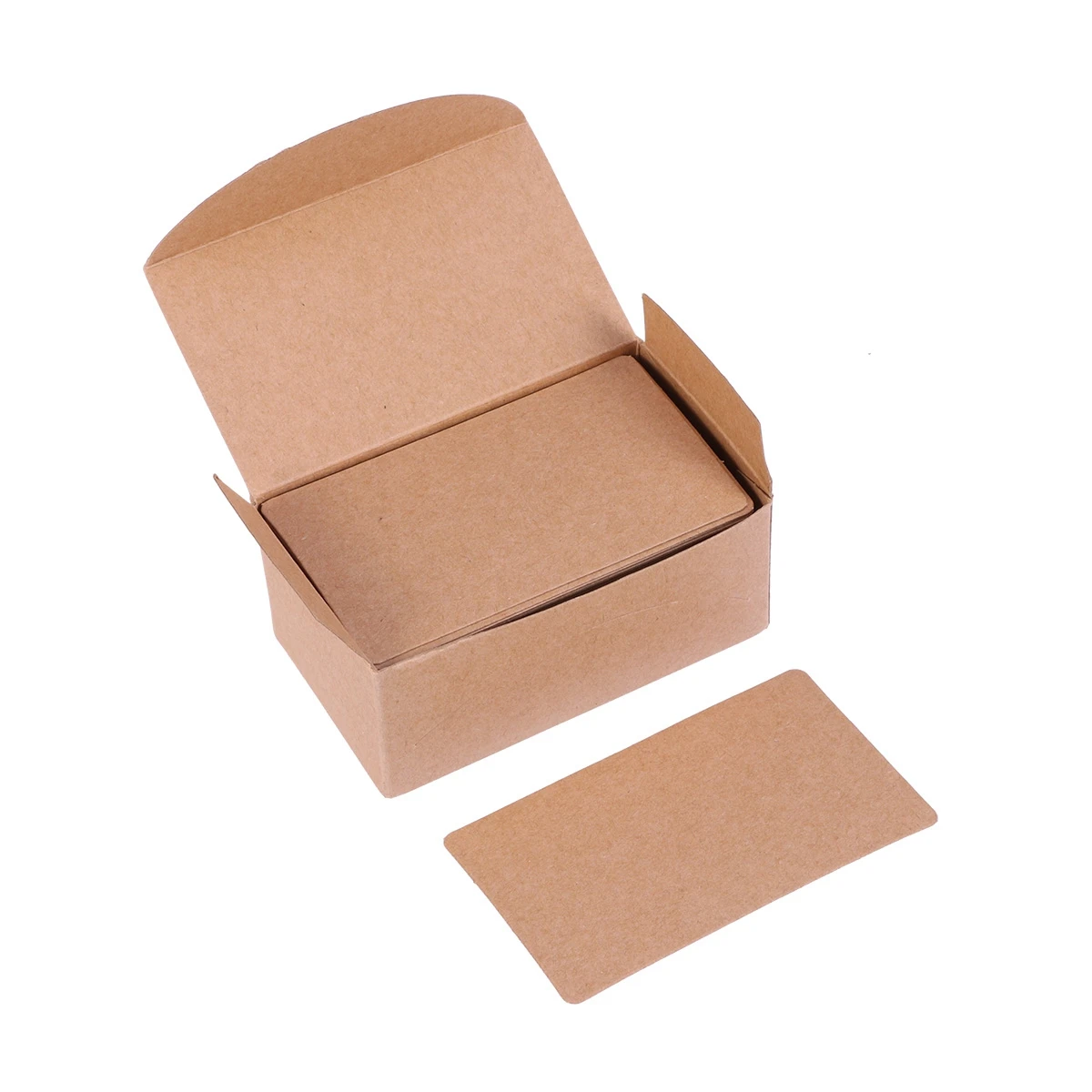 

100pcs Kraft Paper Blank Greeting Memo Pads Message Cards Gift Tags Party Wedding Favour Word Cards Note Student