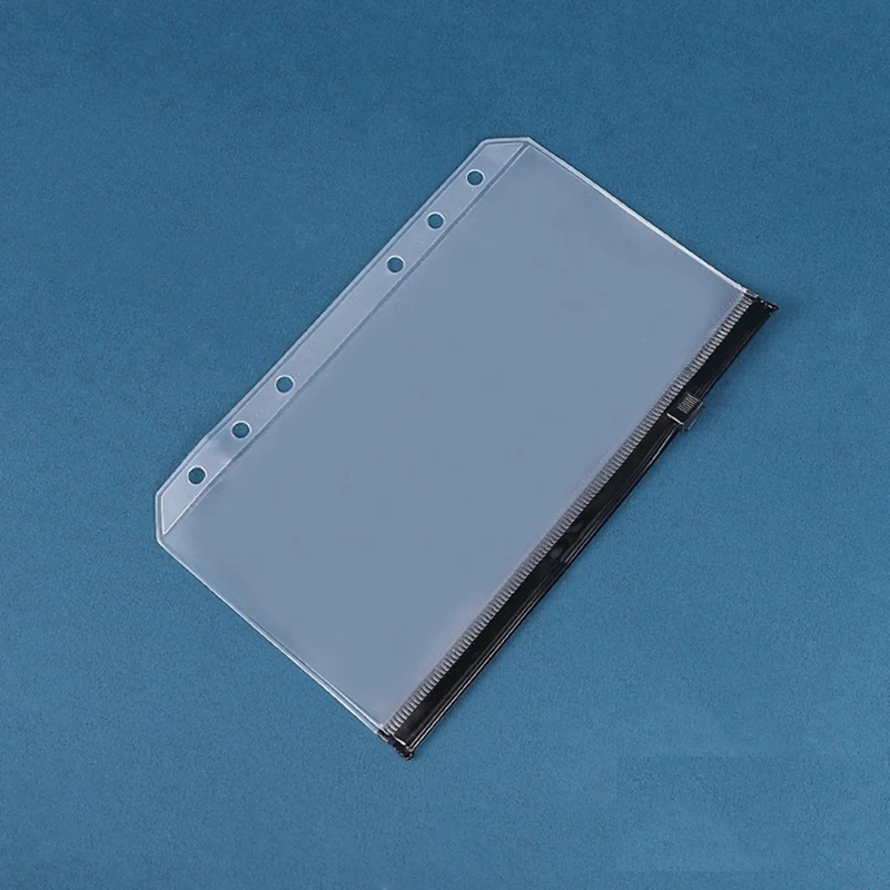 12 Stück a6 6-Loch-Binder Tasche wasserdichte PVC-Budget-Umschläge Reiß verschluss Binder Beutel für Notebook Planer Reise binder