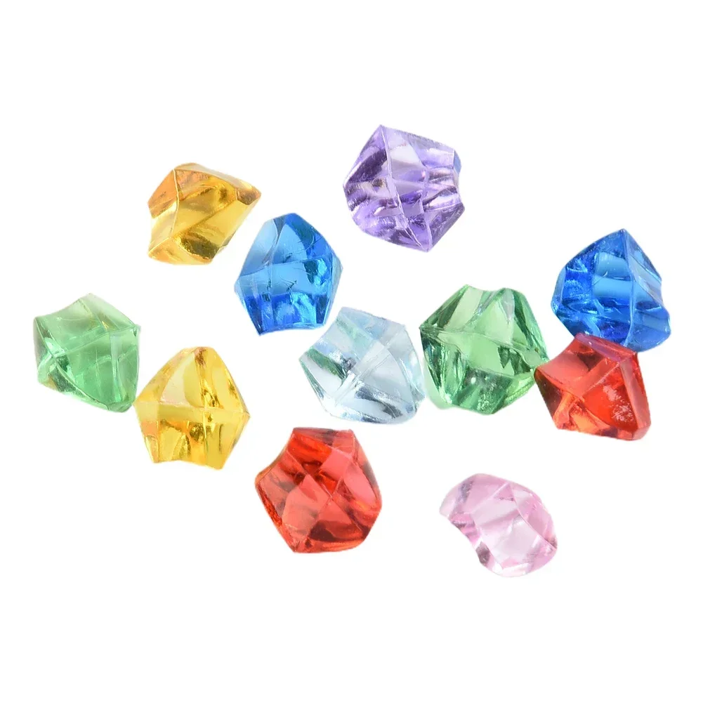 Ice Cubes Gem Stones 200 Pcs/pack 200pieces Decoration Fish Tank Kids Mixed Color Ornaments Party High Quality