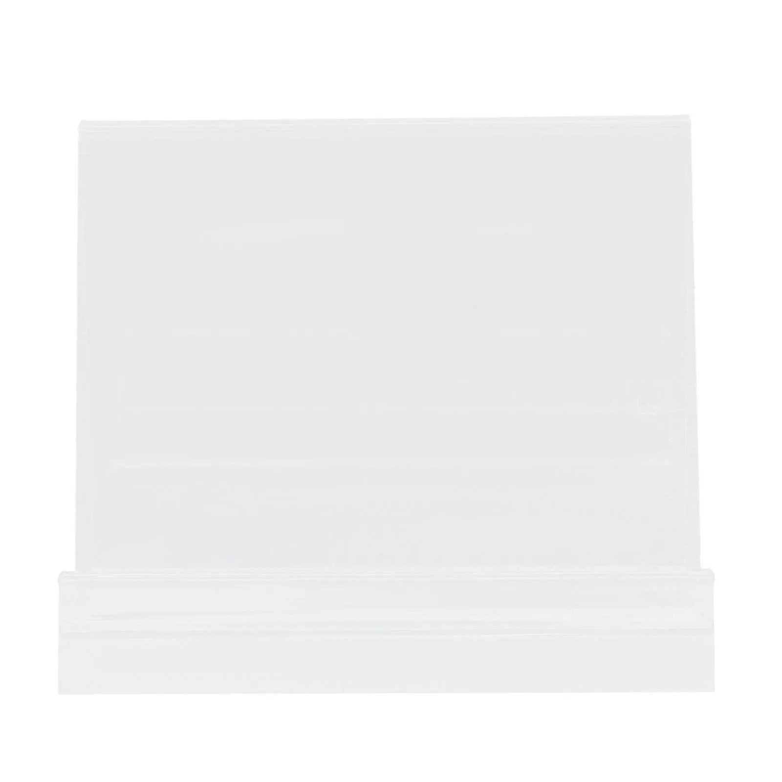 2 قطعة رف الكتب الاكريليك شفافة كتاب تقف حاملي الكتب سطح المكتب سجل رفوف العرض المنظم صور رف الكتب #6