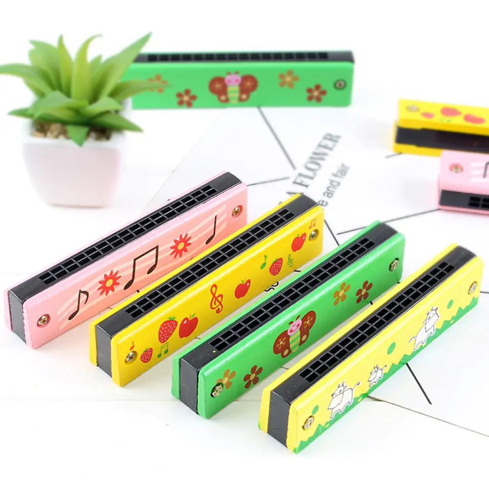 kit-com-3-harmonias-de-madeira-de-16-furos-instrumento-musical-ideal-para-iniciantes-e-criancas-com-corpo-sofisticado-e-aerodinamico-que-promove-a-aprendizagem-musical