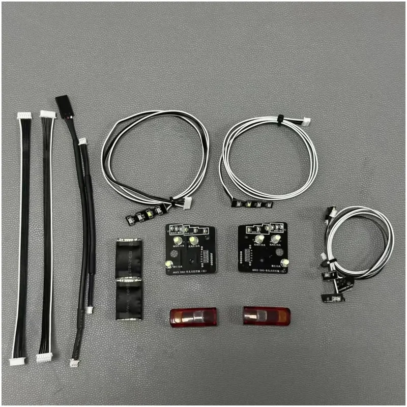 مجموعة أضواء LED متدفقة لشاحنة تاميا RC بمقياس 1/14 طراز بنز أكتروس أروكس، أضواء تشغيل، مصابيح أمامية، أضواء تحديد الموضع، قطع ترقية