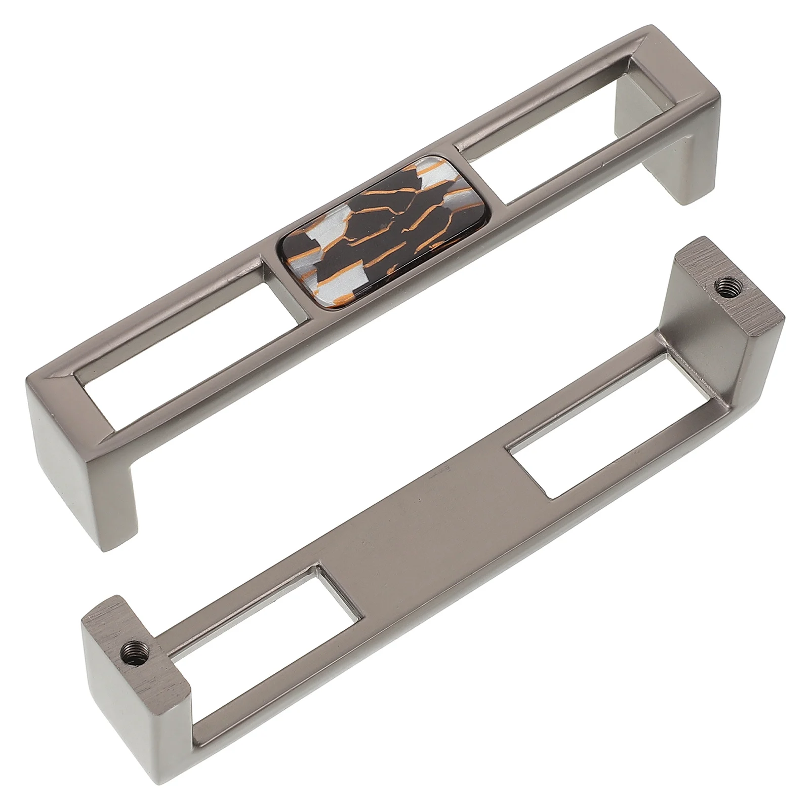 

2Pcs Exquisite Cabinet Drawer Pull Handle Durable Metal Decor for Furniture Home Improvement Cabinet Door Pull Handle