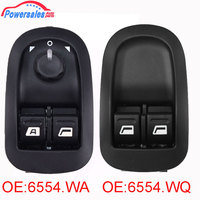 New Electric Power Window Switch For Peugeot 206 2000-2009 6554.WA 6554WA 6554.WQ 6554WQ