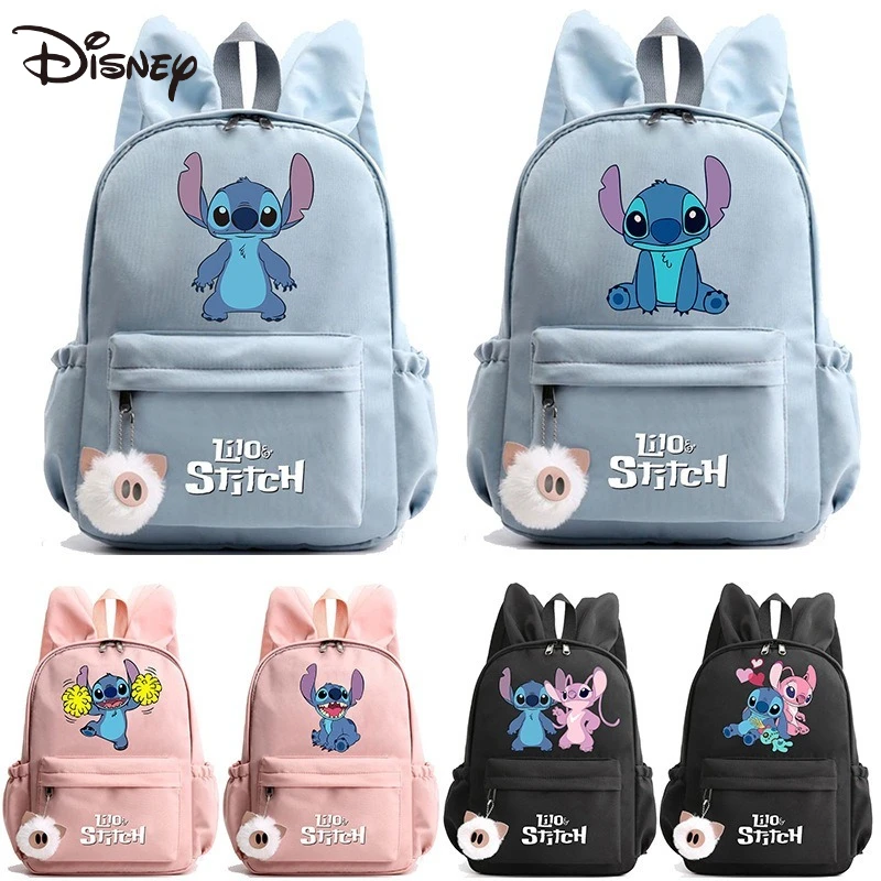 

Рюкзак Лило и Стич Дисней, кавайный мультфильм, аниме, аксессуары с принтом, рюкзак, мужской и женский повседневный маленький рюкзак, подарок