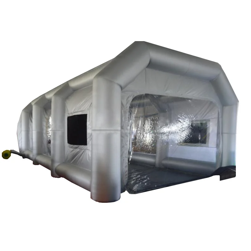 High Quality Inflatable Dust-free Paint Green Tent Mobile Car Beauty Spray Booth